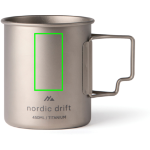 Nordic Drift Trail Ultra Light Titanbecher 450ml: Vorderseite des Artikels