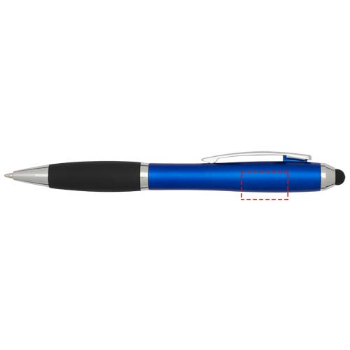 Nash RCS recycled plastic stylus ballpoint pen (blue ink): wrap