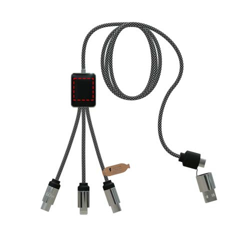 SCX.design C33 60W Type-C charging cable with dual light-up logo: back