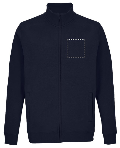 COOPER FULL ZIP SWEAT: CHEST LEFT