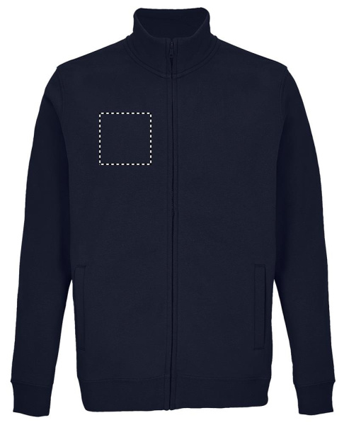 COOPER FULL ZIP SWEAT: CHEST RIGHT