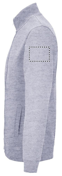COOPER FULL ZIP SWEAT: ARM LEFT