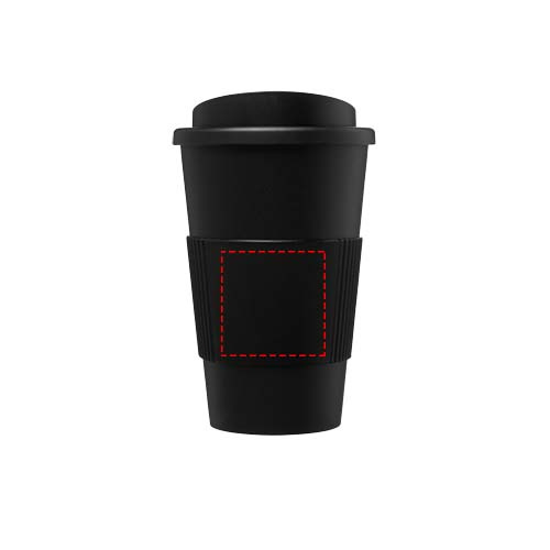 Americano® 350 ml termo puodelis su silikoniniu žiedu: priekis