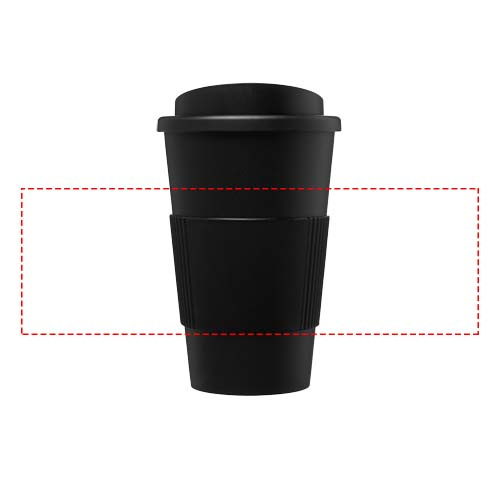 Americano® 350 ml termo puodelis su silikoniniu žiedu: įvyniojimas
