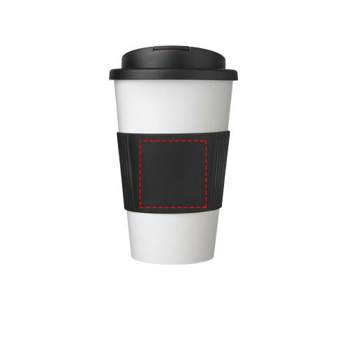 Americano® 350 ml termotops silikoonvõru ja läikimiskindla kaanega: esiosa