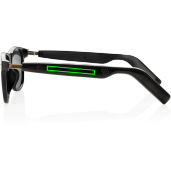 Lunettes audio Miro avec IA et fonction de traduction: Côté gauche du produit