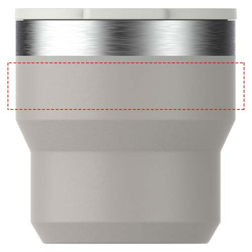 Stanley Stay Hot 295 ml nerūdijančiojo plieno sudedamas stovyklavimo termo puodelis: įvyniojimas