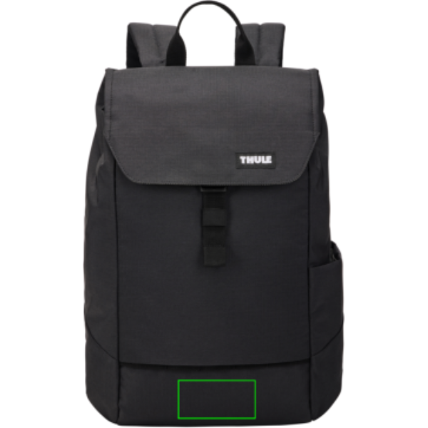 Thule Lithos Rucksack 16L: Vorderseite des Gegenstands nach unten