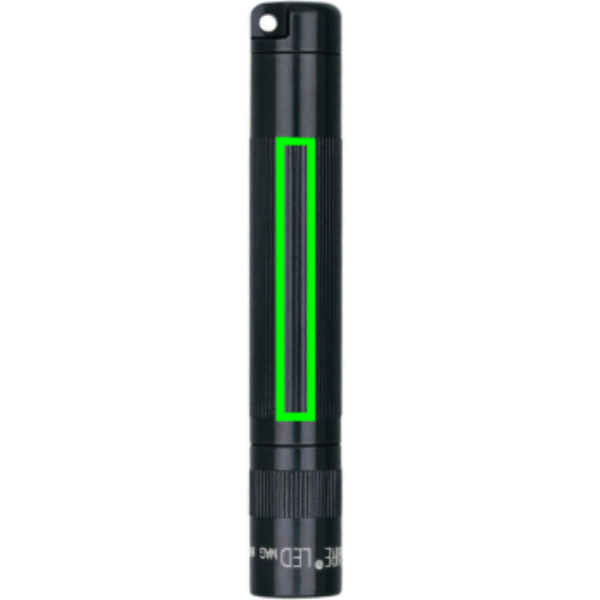 MAGLITE Solitaire LED mini lukturītis: priekšpuse vidū