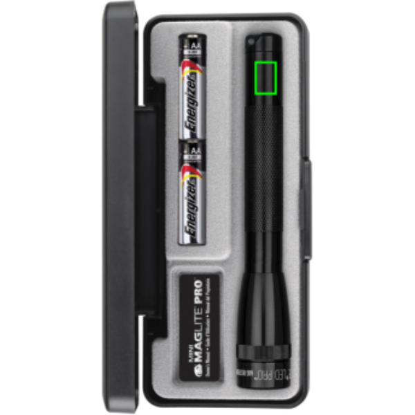 MAGLITE Mini Pro AA LED žibintuvėlis: elemento priekis