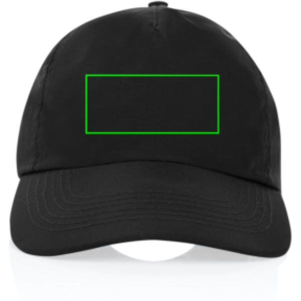 KENTO URBAN RCS 5-Panel-Cap aus RCS recyceltem Nylon: Vorderseite des Artikels