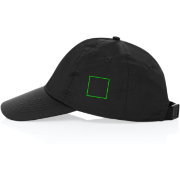 KENTO URBAN RCS 5-Panel-Cap aus RCS recyceltem Nylon: Artikelseite links