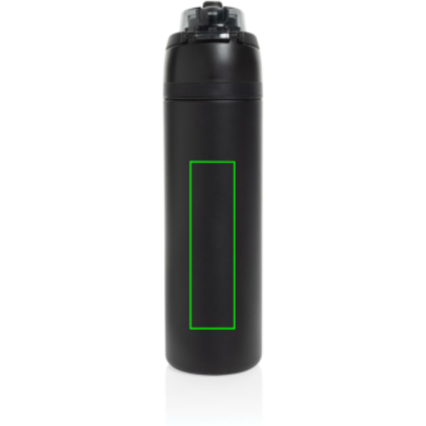 Omni Sip RCS certified recycled steel lockable bottle 720 ml: item back middle