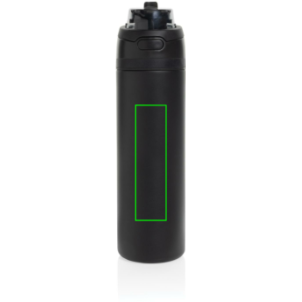 Omni Sip RCS certified recycled steel lockable bottle 720 ml: item front middle