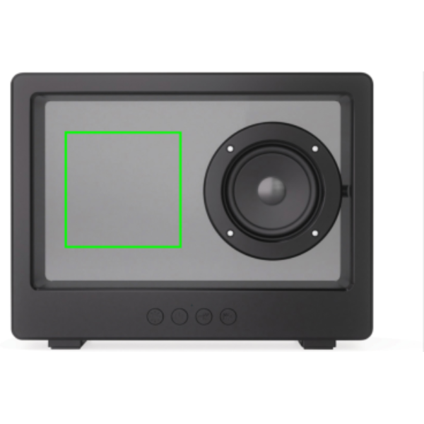 Soundclear Transparent 5W wireless speaker: item back