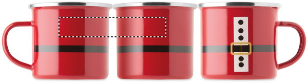 Emaille-Becher 300ml: Rundbildschirm