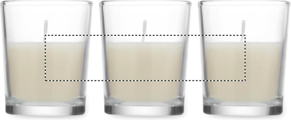 Raumduft Vanille-Aroma: RUNDER SCHIRM KERZE