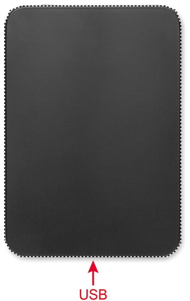 Slim magnetic power bank 20W: СТОРОНА 1 ПД