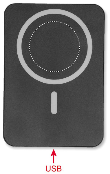 Slim magnetic power bank 20W: СТОРОНА 2