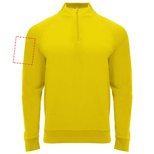 Epiro pitkähihainen neljännesvetoketjullinen pusero, unisex: oikea hauis