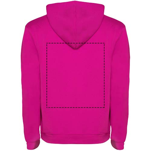 Urban meeste kapuutsiga hoodie: löök ülaseljale