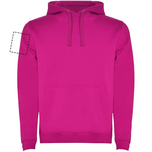Urban meeste kapuutsiga hoodie: parem biitseps