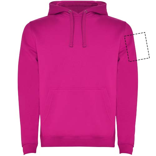 Urban meeste kapuutsiga hoodie: vasak biitseps