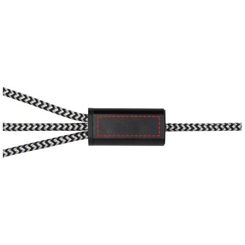 „Alphecca“ perdirbto aliuminio ir RPET 5 viename įkrovimo laidas: atgal