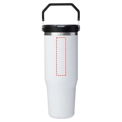 Stanley IceFlow™ 2.0 890 ml eristetty ruostumattomasta teräksestä valmistettu juomapullo, jossa on kääntyvä pilli: takaisin