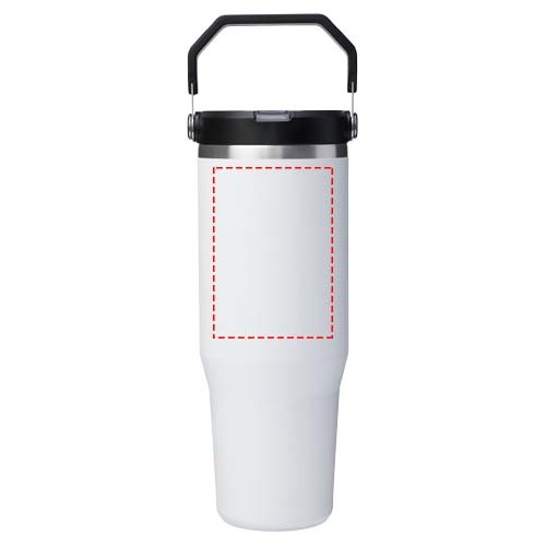 Stanley IceFlow™ 2.0 890 ml eristetty ruostumattomasta teräksestä valmistettu juomapullo, jossa on kääntyvä pilli: kääri