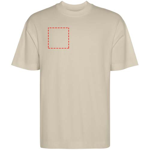 Chow oversized kortärmad unisex-T-shirt: höger bröstkorg