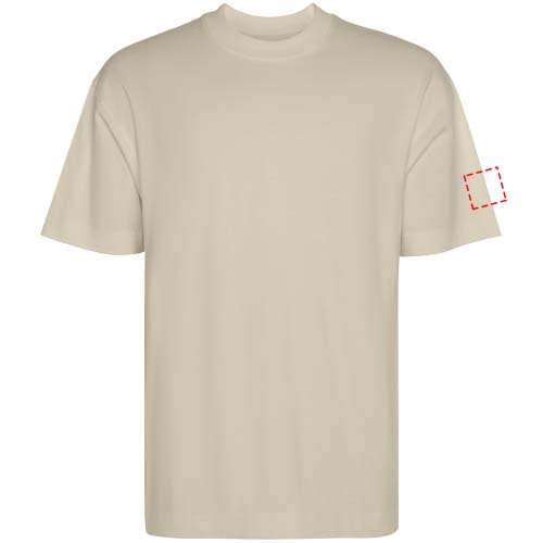Chow oversized kortärmad unisex-T-shirt: vänster biceps
