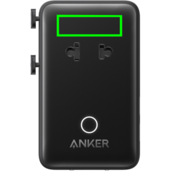 Anker Nano reseadapter (5-i-1, 20W): föremålets framsida upp
