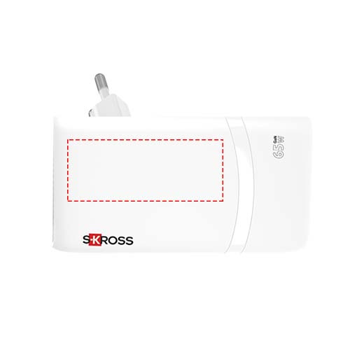 SKROSS® Klip Slim 65W mitme otsaga laadija: esiosa