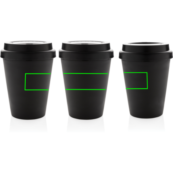 Gobelet à café réutilisable à double paroi 300 ml: Produit