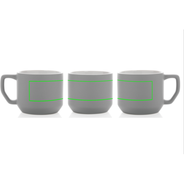 Modern keramikmugg, 350 ml: punkt