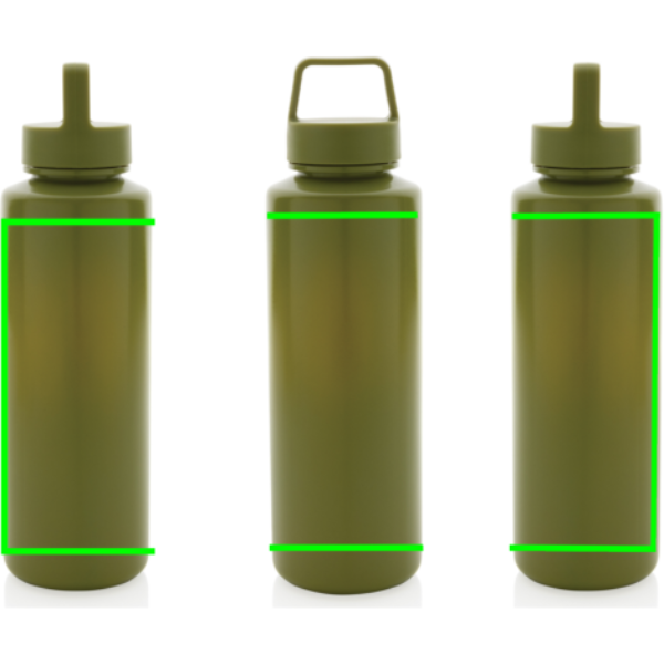 RCS certified recycled PP water bottle with handle: item