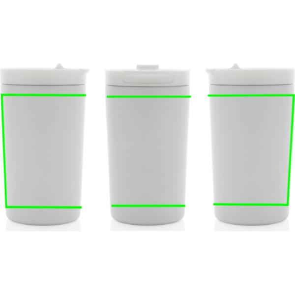 Mug isotherme sous vide à double paroi en acier inoxydable recyclé RCS, étanche et verrouillable: Produit