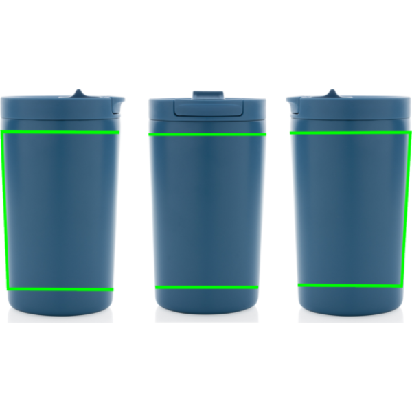 Mug isotherme sous vide à double paroi en acier inoxydable recyclé RCS, étanche et verrouillable: Produit