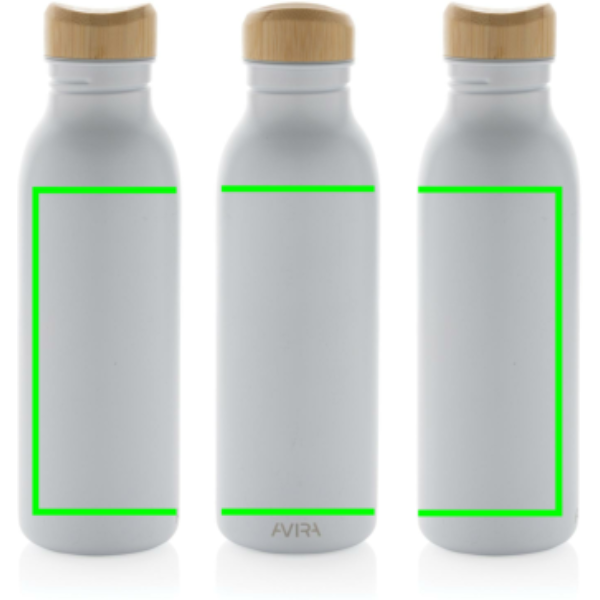 Avira Alcor RCS enkelväggig vattenflaska i återvunnet stål 600 ml: punkt