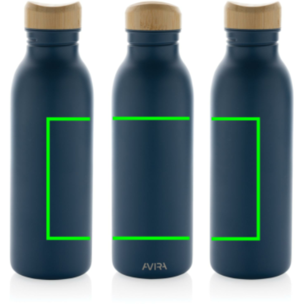 Avira Alcor RCS enkelväggig vattenflaska i återvunnet stål 600 ml: punkt