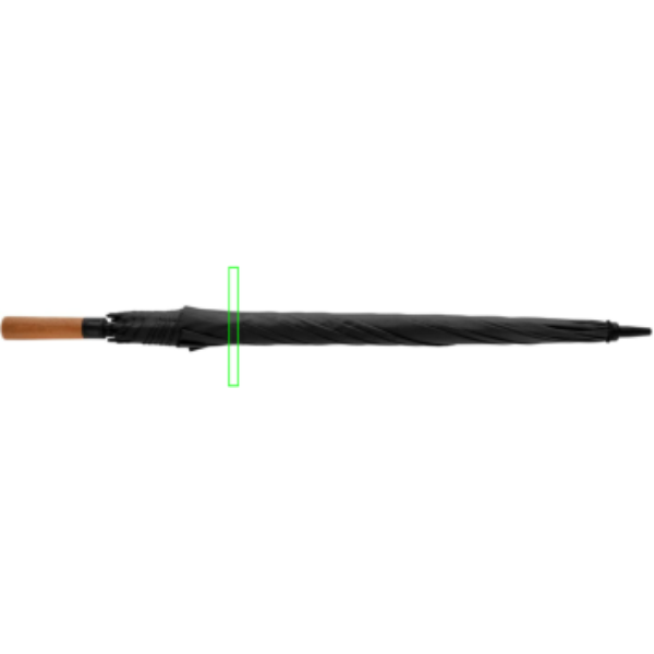 Tony Aware™ RPET 30" Schirm mit Auf-Automatik und Akaziengriff: Gurt