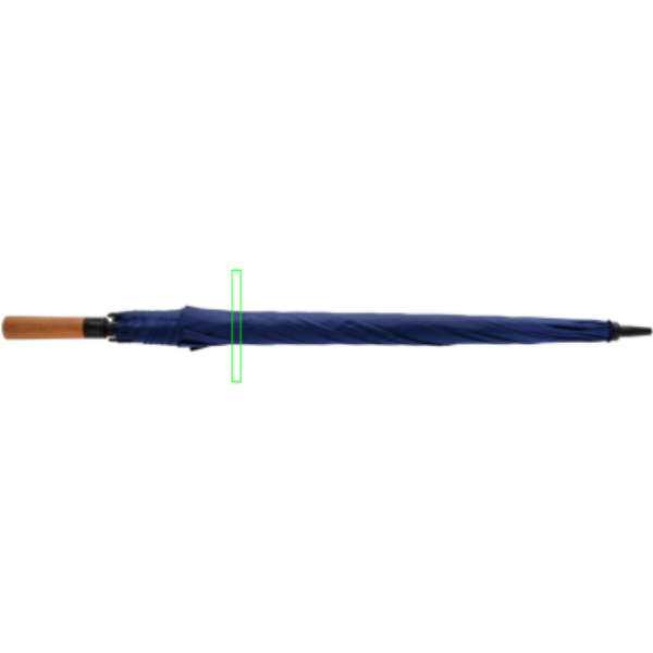 Tony Aware™ RPET 30" Schirm mit Auf-Automatik und Akaziengriff: Gurt