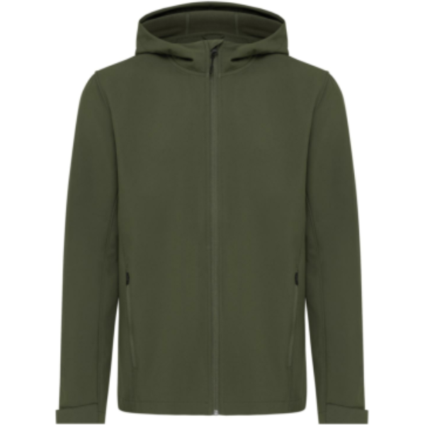 Veste softshell Iqoniq Makalu pour homme en polyester recyclé: Intérieur de l’encolure