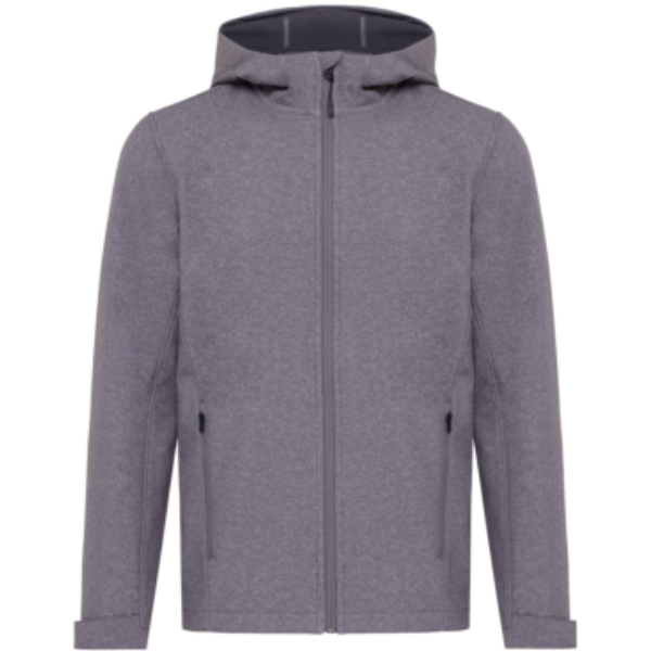 Veste softshell Iqoniq Makalu pour homme en polyester recyclé: Intérieur de l’encolure