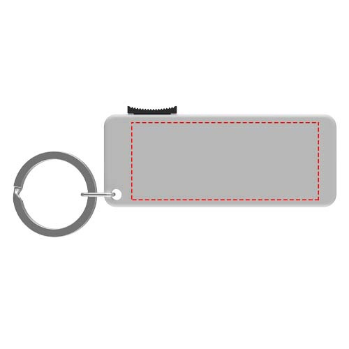 Rove recycled tyre tread check keychain: back