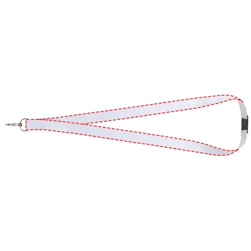 Addie sublimation lanyard with safety breakaway: all over, front