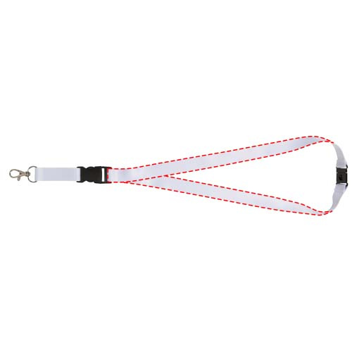 Balta Sublimation Lanyard mit Schnapp- und Sicherheitsverschluss: überall, zurück