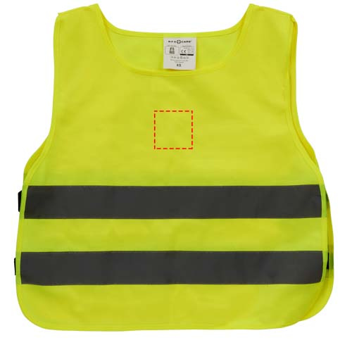 Reflektierende Warnweste Unisex: Front