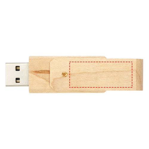 Rotate puidust USB-mälupulk: esiosa